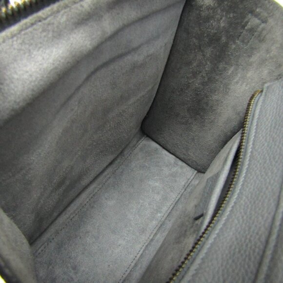 CELINE Gray Leather Shoulder Bag - Picture 12 of 16